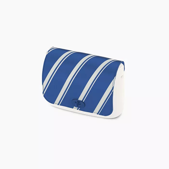 O Pocket Flap with Turn Lock Active Stripes Eco Leather