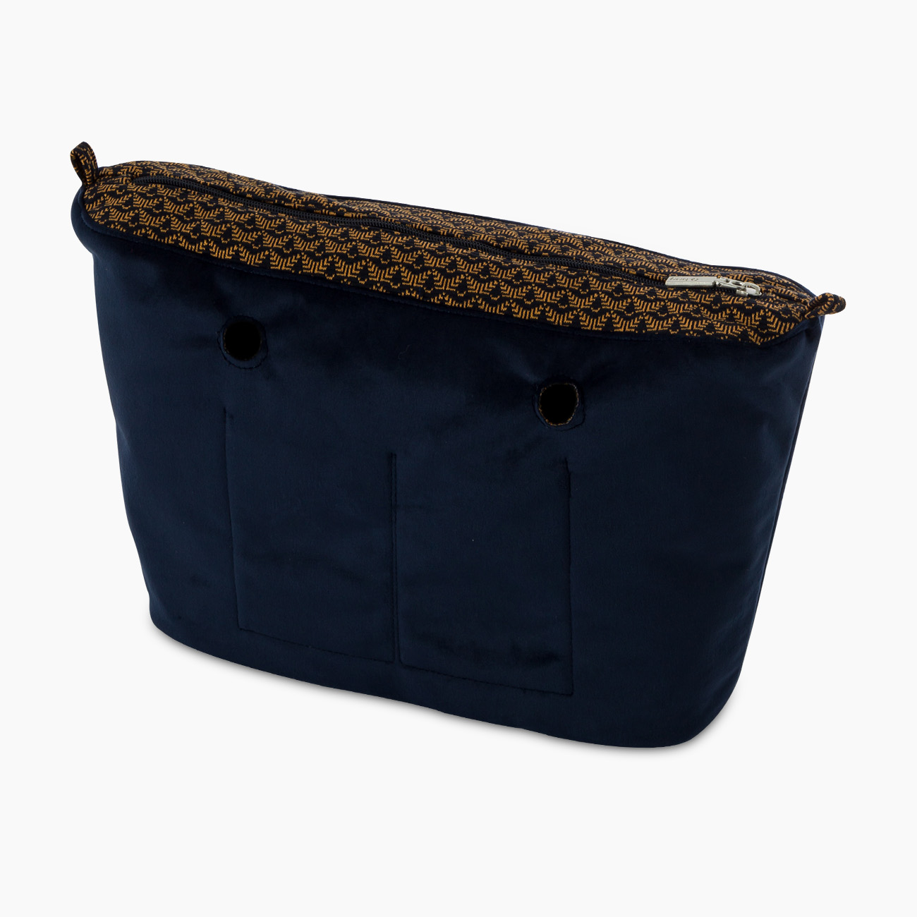 O Bag Urban Insert Zip Up Switch Jaquard MicroFantasy Fabric – Navy Blue