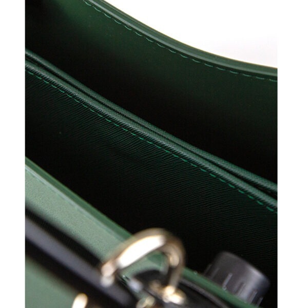 Complete Bag | O Bag Double Forest Green with Black Plex Short Handles