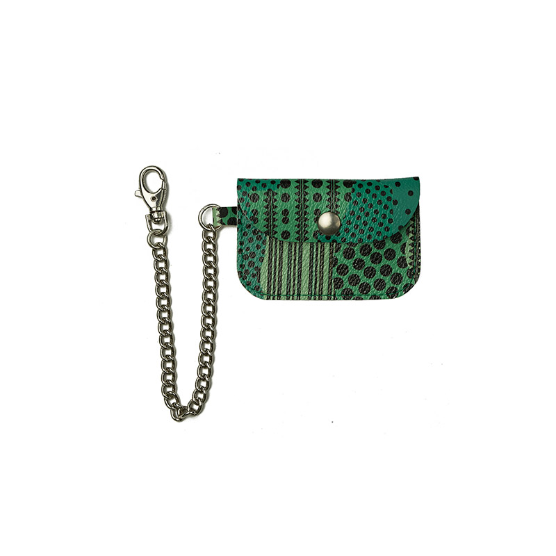 Accessories Clutch for Credit Card Varnish Sage