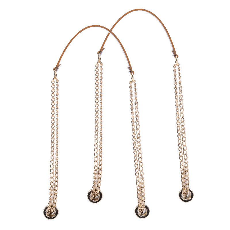 Handles Long Double ‘T’ Chain Eco Leather