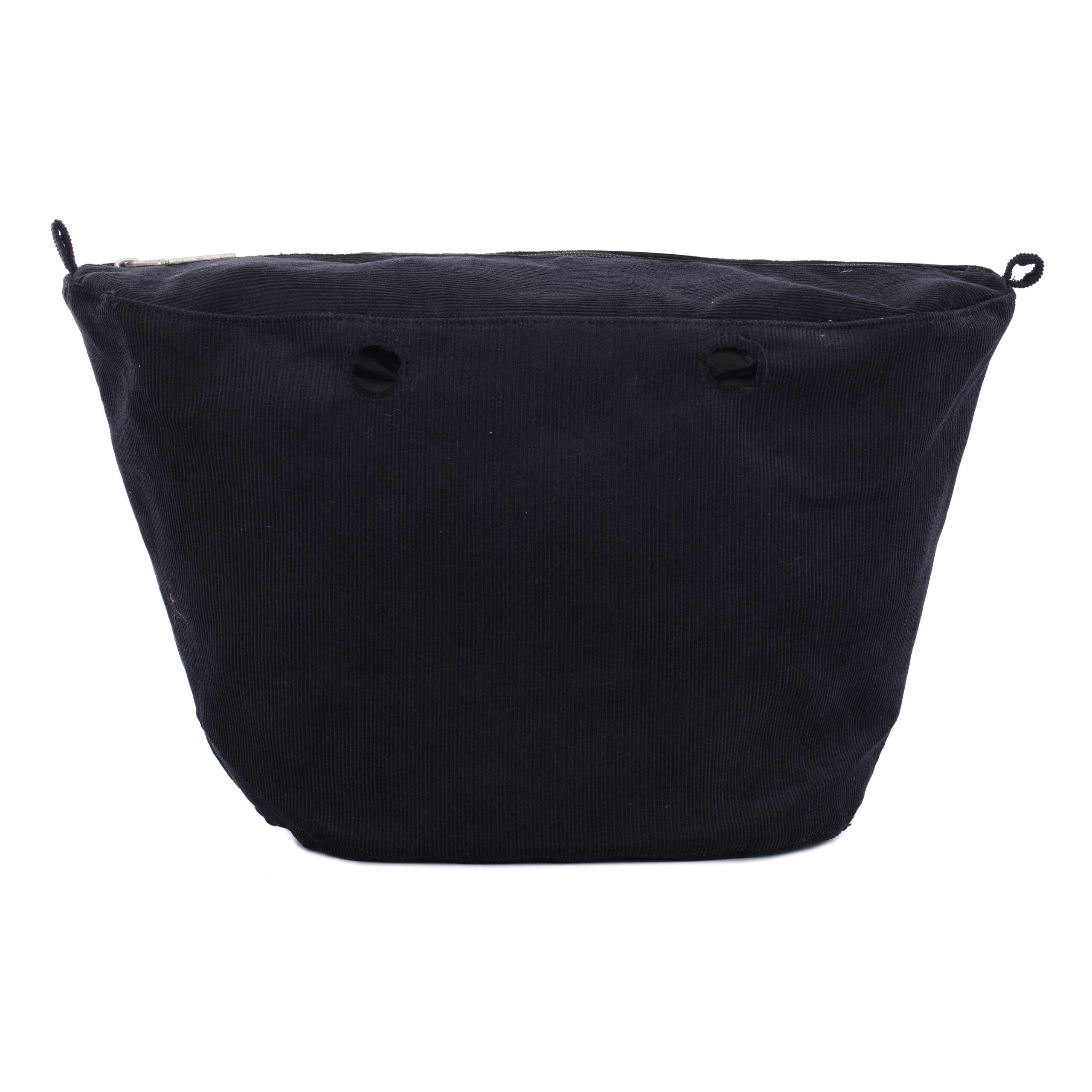 O Bag Knit Mini Insert Zip Up Cotton Corduroy Fabric