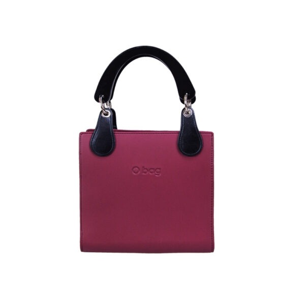 Complete Bag | O Bag Double Burgundy with Black Plex Short Handles