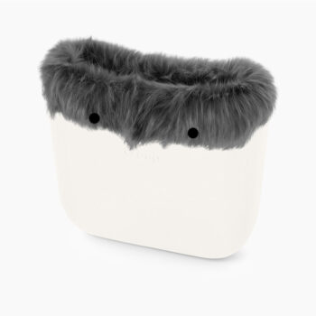O Bag Trim Faux Murmasky Fur Grey OBAGT001FAS040390000