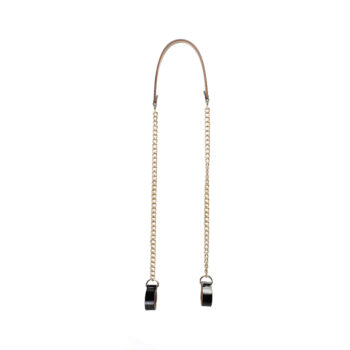 Shoulder Strap with Chain Patent Eco Leather