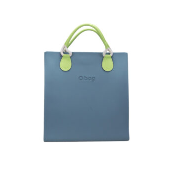 Complete Bag | O Square Atlantic with Apple Green Handles & Strap