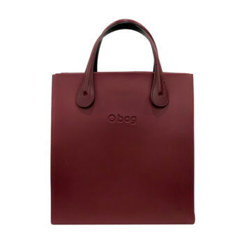 Complete Bag | O Square Burgundy with Burgundy Short Raindrop & Shoulder Strap